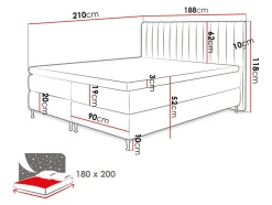 Kontinentalseng ComfiDream Fjorina (Fresh 01)