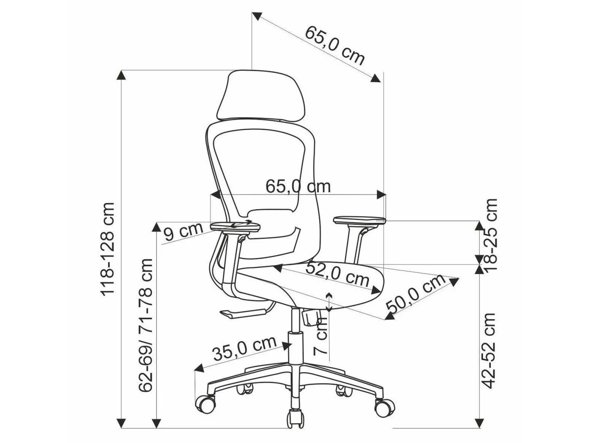 Kontorstol Houston 1878