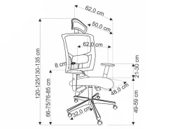 Kontorstol Houston 1865