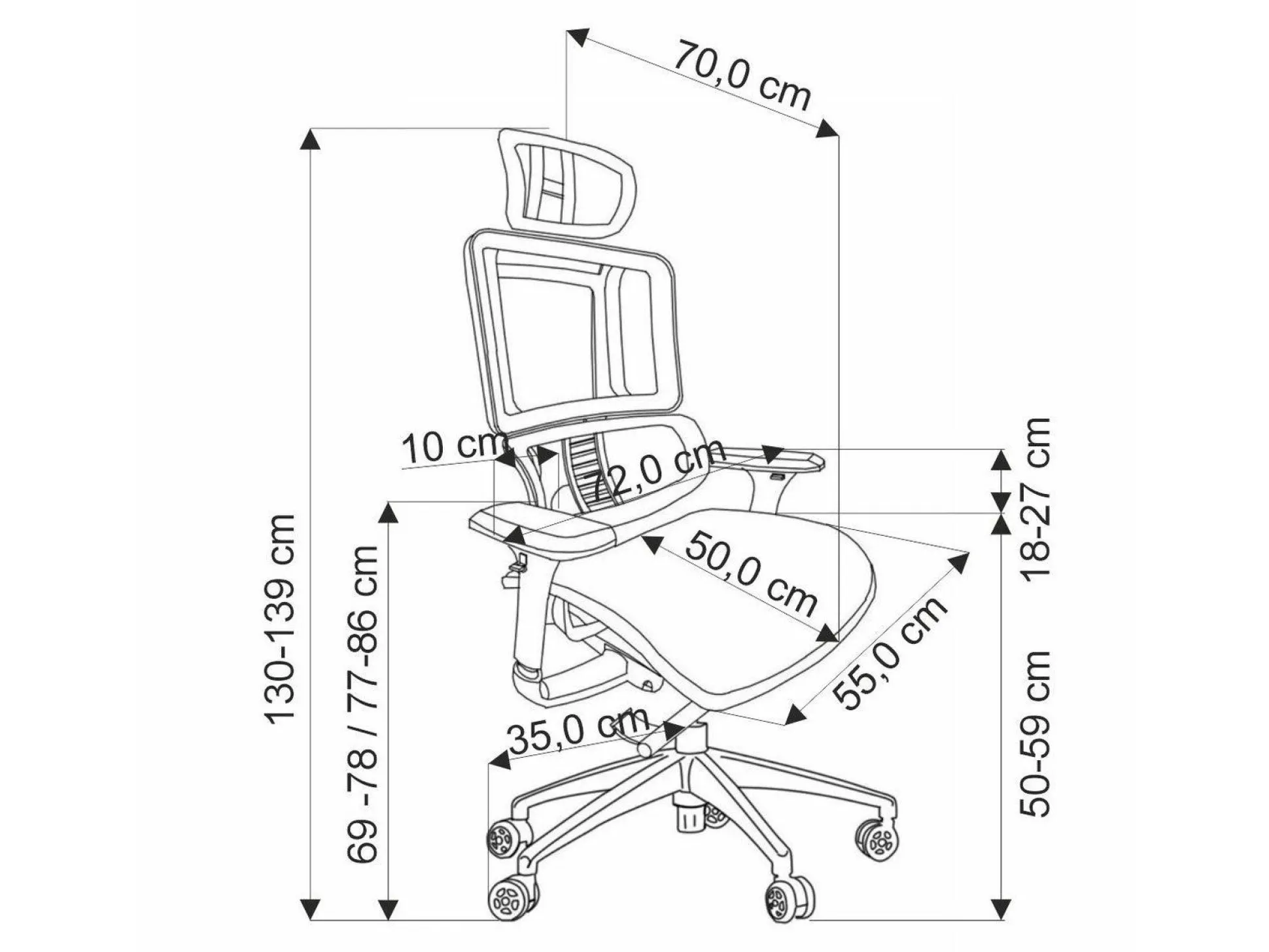 Kontorstol Houston 1656