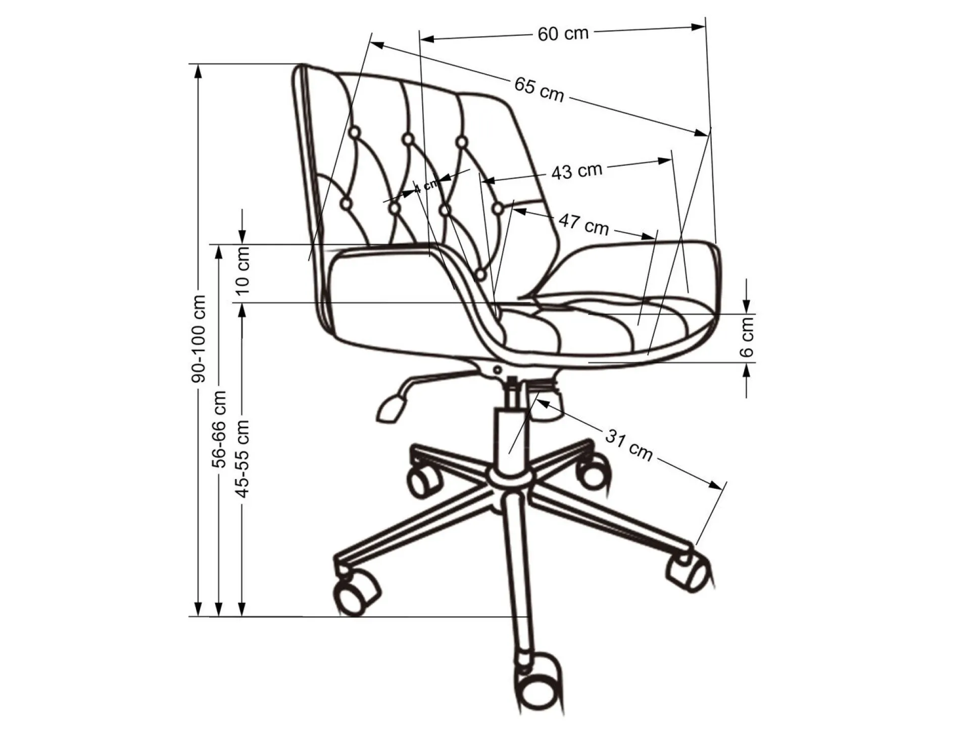 Kontorstol Houston 1522