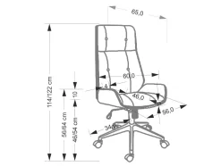 Kontorstol Houston 1926 (Beige)