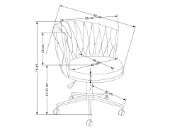 Kontorstol Houston 1406 (Fløde)