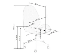 Kontorstol Houston 1227 (Grå)