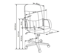 Kontorstol Houston 594 (Sort)