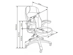 Kontorstol Houston 187 (Sort)
