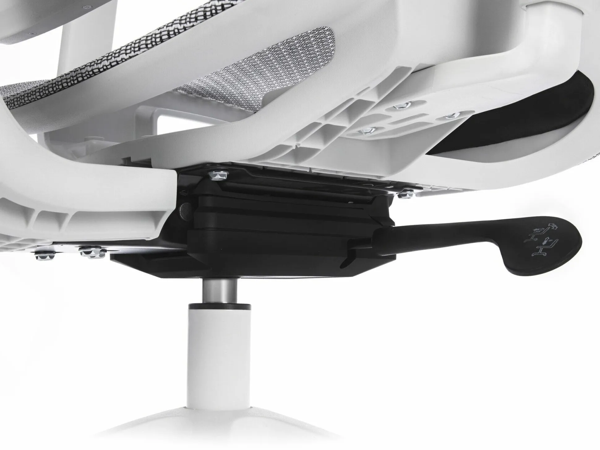 Kontorstol Lodi 104 (Hvid + Grå)