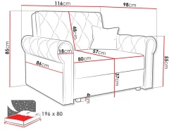 Lænestol Aelara I (Kronos 46)
