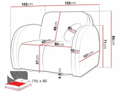 Lænestol Citral I (Velo 623)