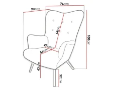 Lænestol Clovis 106 (Baloo 2073)