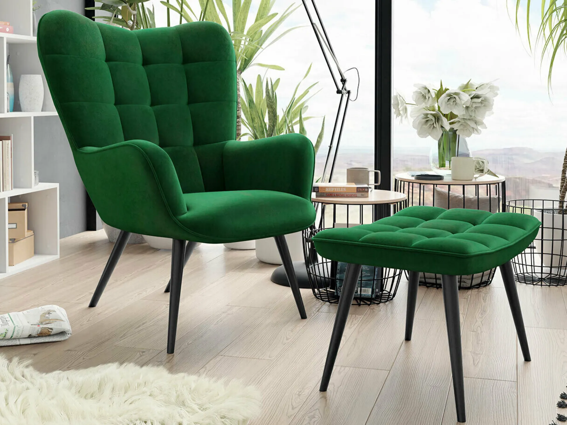 Lænestol Comfivo Cautio (Grøn)