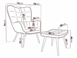 Lænestol Comfivo Cautio (Grøn)