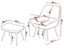 Lænestol Comfivo Cypressus (Sea 140)