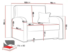 Lænestol Galona I (Mono 244 + Sorriso 4)