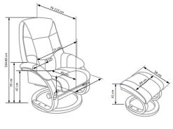 Lænestol Houston 573 (Beige)