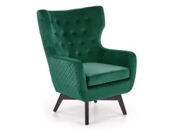 Lænestol Houston 836 (Mørkegrøn + Sort)