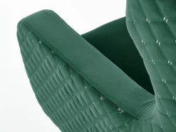 Lænestol Houston 836 (Mørkegrøn + Sort)