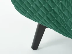 Lænestol Houston 836 (Mørkegrøn + Sort)