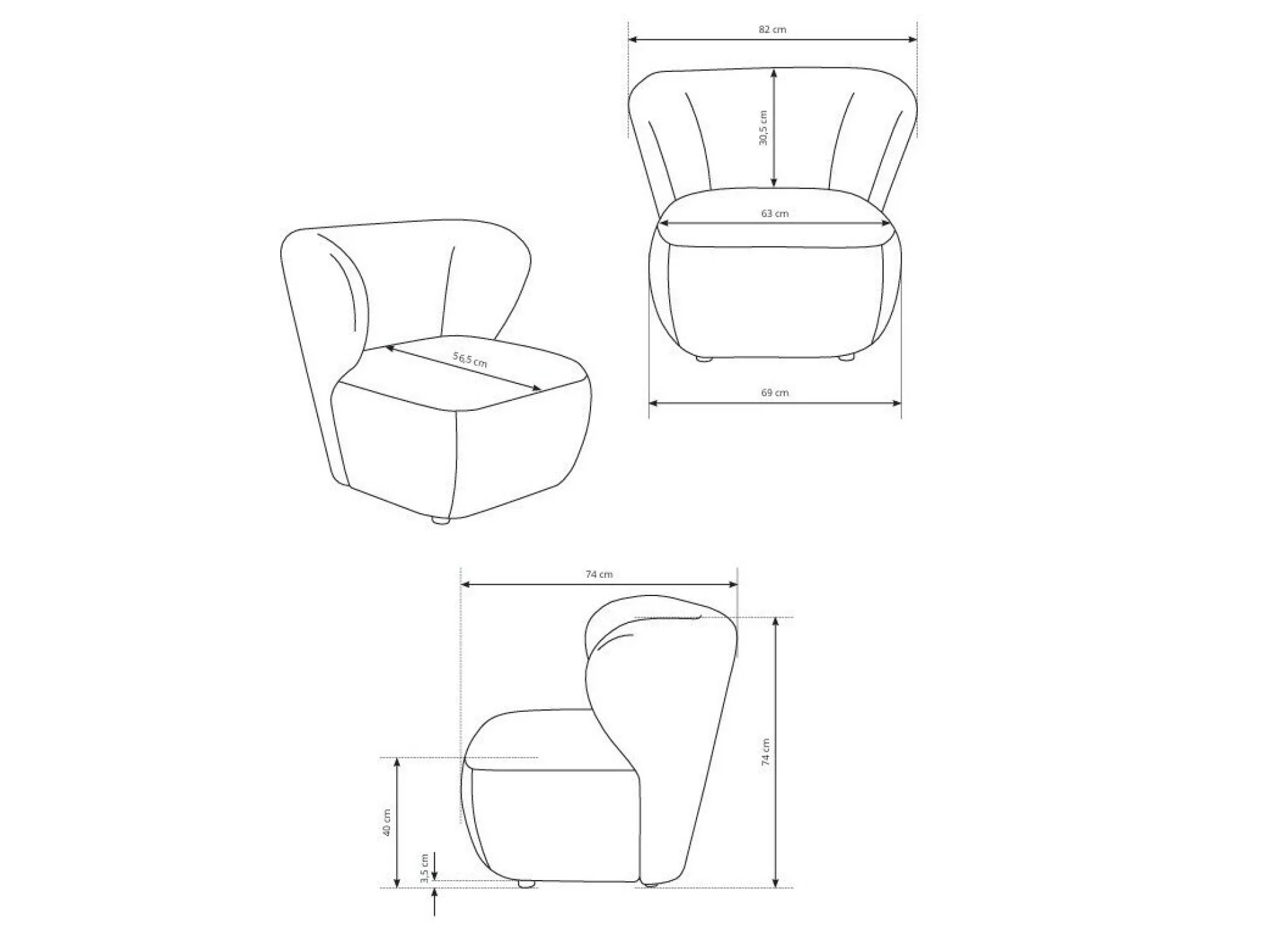 Lænestol Kingston 201