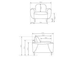Lænestol Kingston 144 (Perfect Harmony 01)