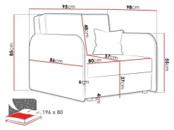 Lænestol Lirael I (Mono 241)