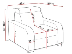 Lænestol Ovos (Crown 4)