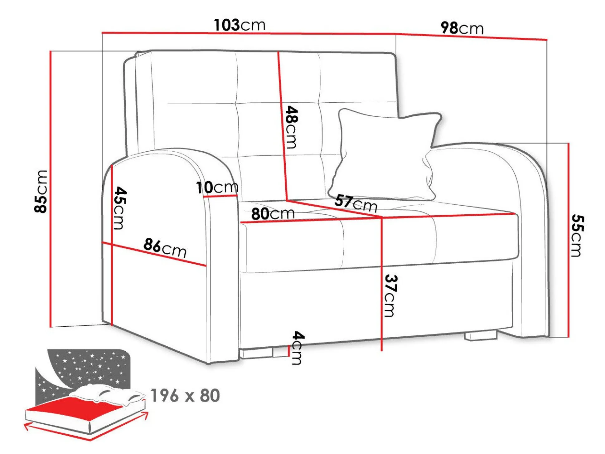 Lænestol Silona I (Aragon 03)