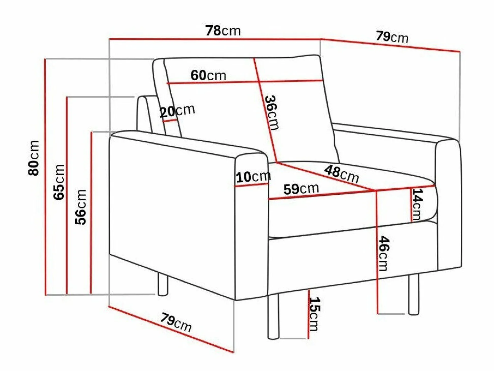 Lænestol Tenfloa 102 (Lincoln 03)