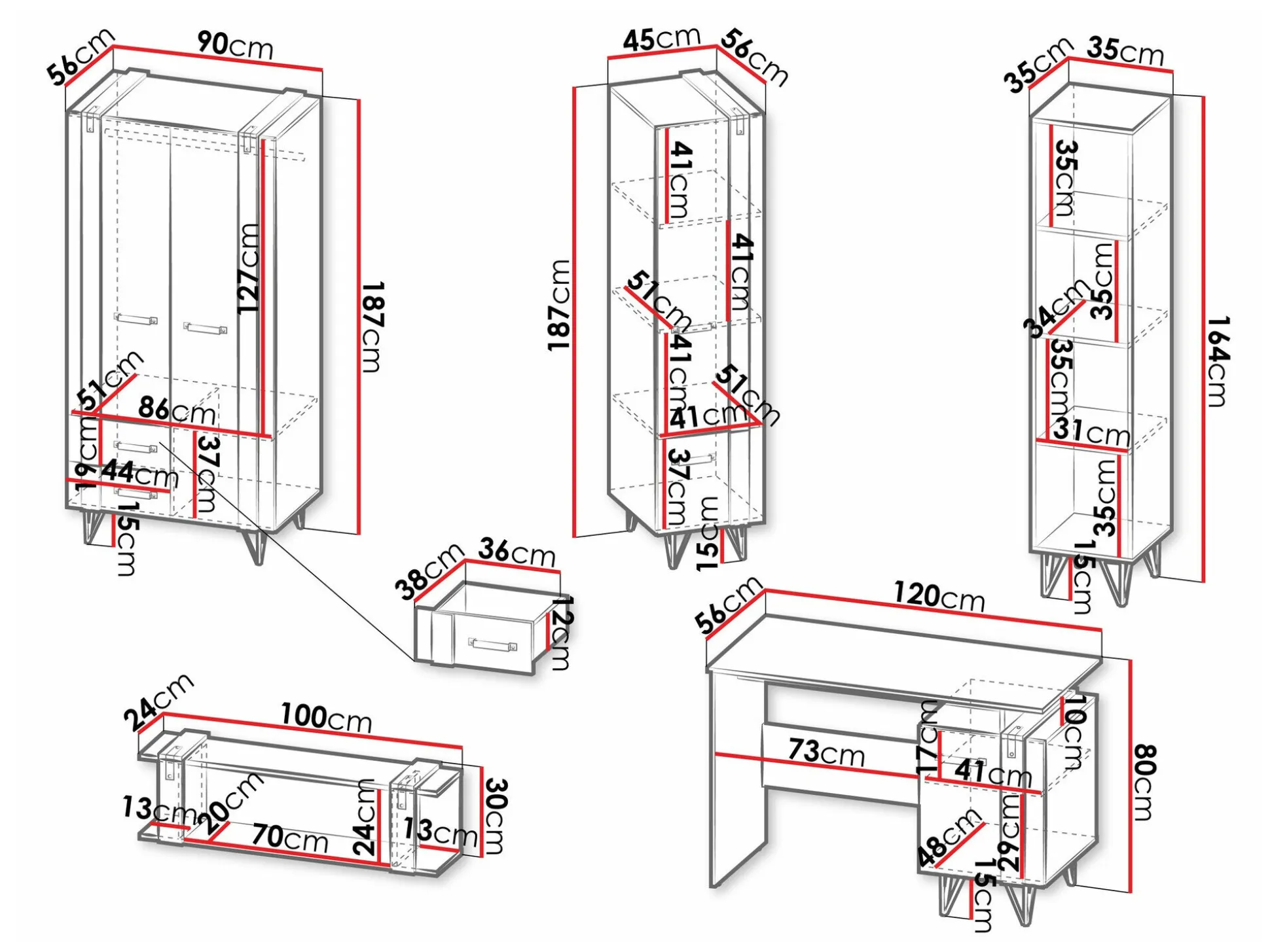 Møbelsæt Domdele 114