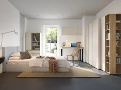 Møbelsæt Fiosono 114 (Beige + Lys eg)