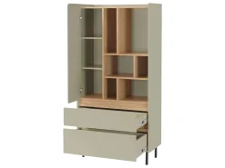 Møbelsæt Fiosono 114 (Beige + Lys eg)