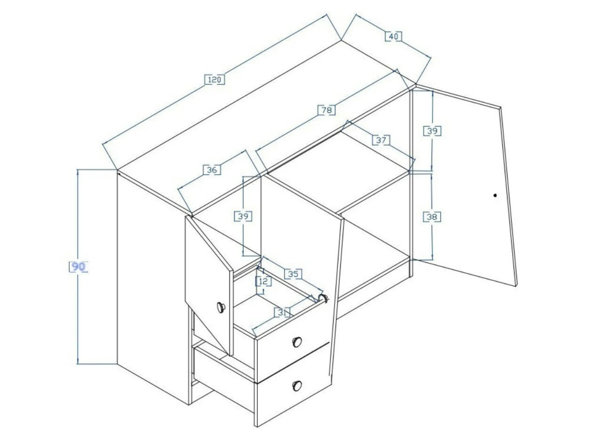 Møbelsæt Mirelbu 117