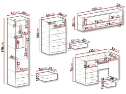 Møbelsæt Tesmonu 116