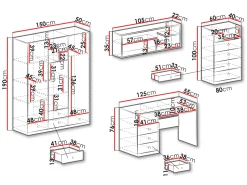 Møbelsæt Tesmonu 115