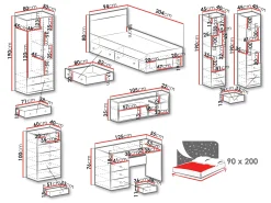 Møbelsæt Tesmonu 118