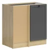 Modulhjørneskab Classic Grey Oak 115
