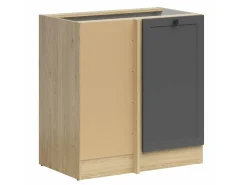 Modulhjørneskab Classic Grey Oak 115