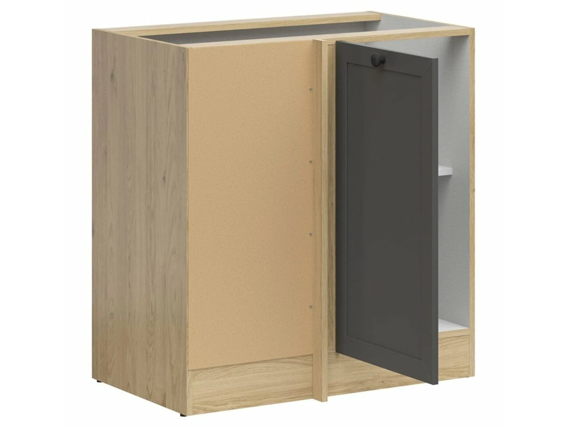 Modulhjørneskab Classic Grey Oak 115