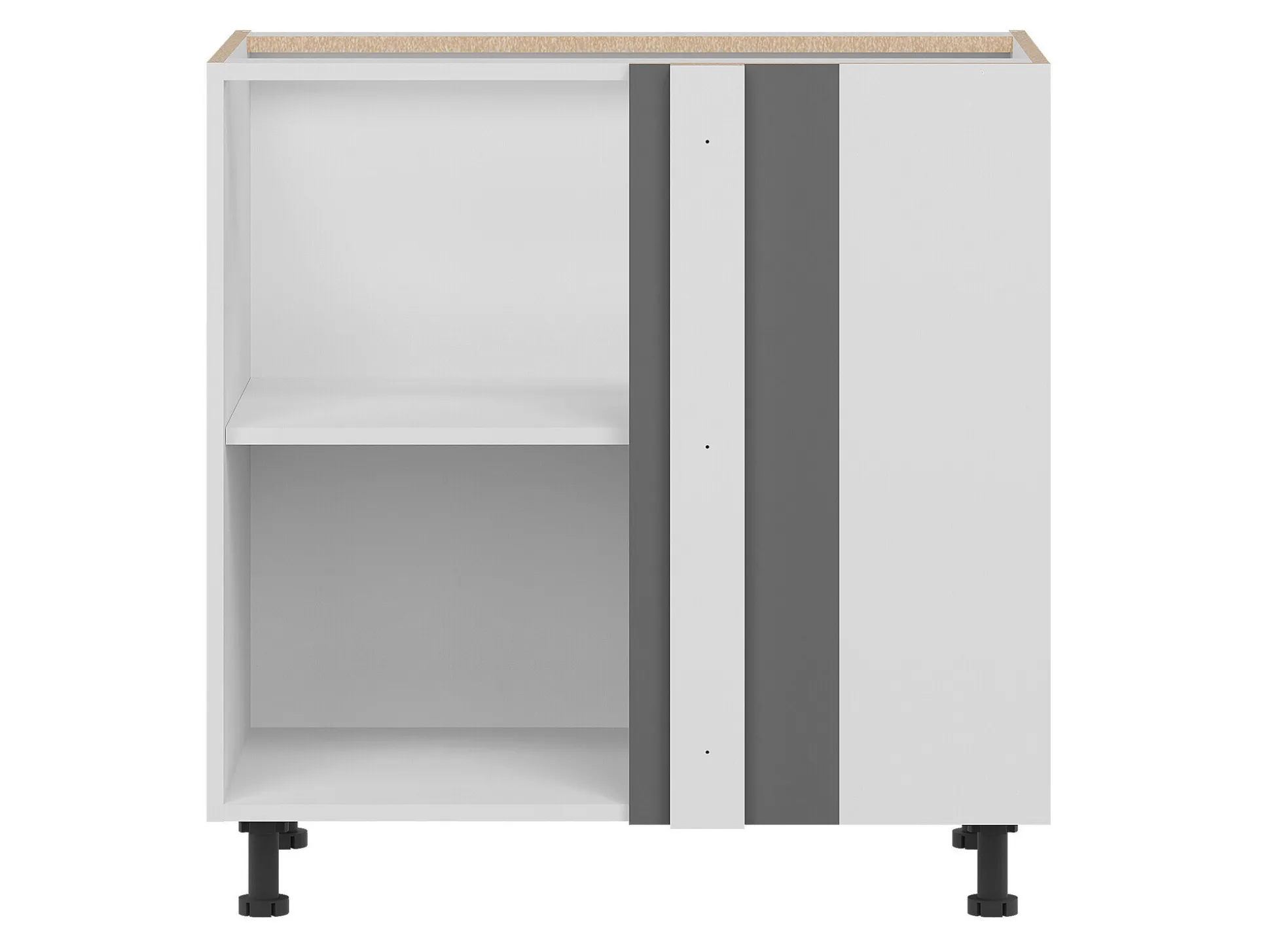 Modulhjørneskab Tiffa Grey 144