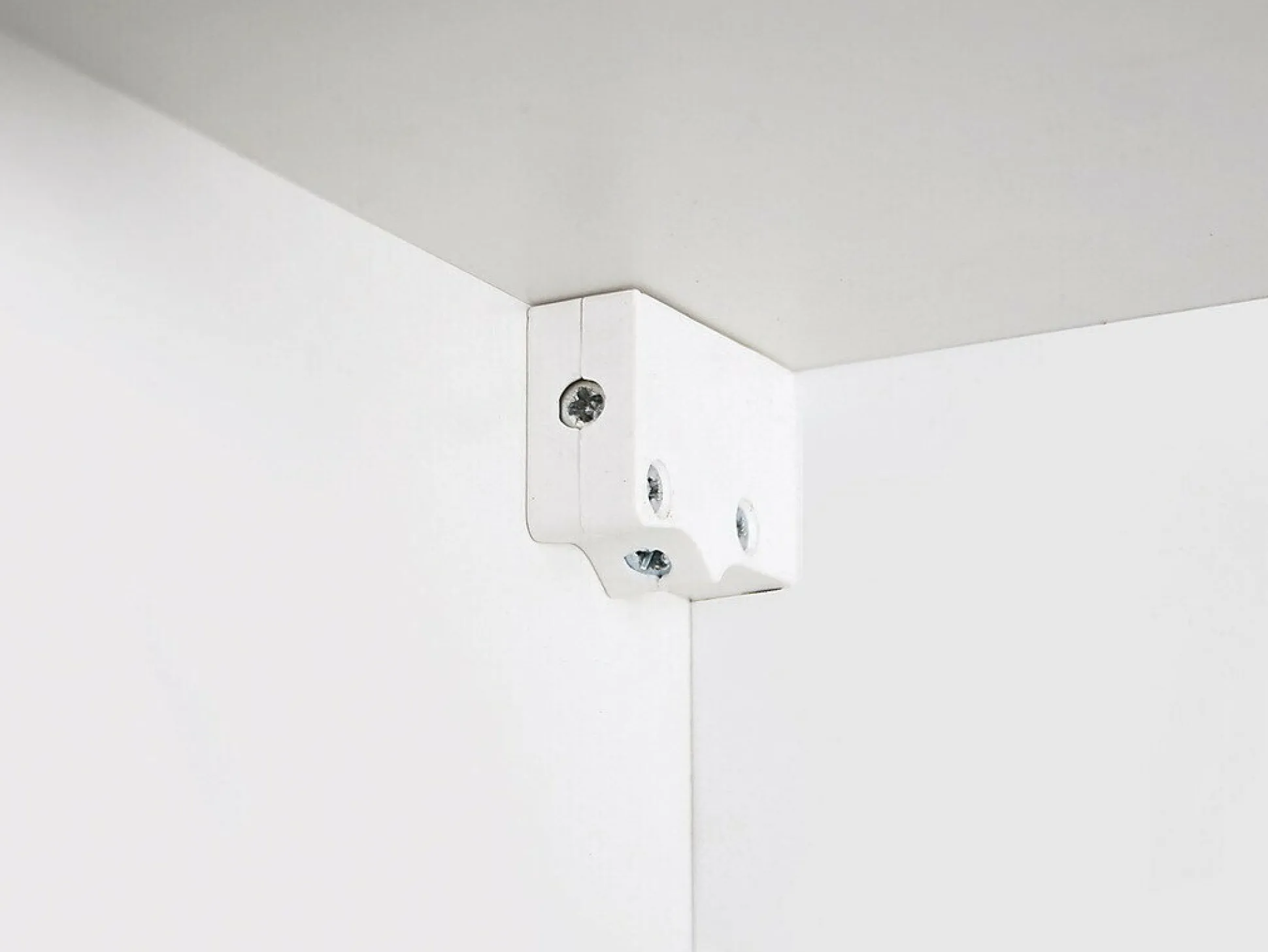 Modulhjørnevægskab Mode White 108