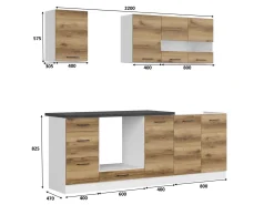 Modulkøkkensæt Dela 114