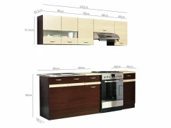 Modulkøkkensæt Eli Dark 111