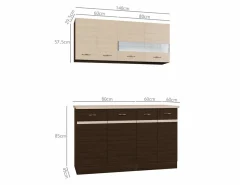 Modulkøkkensæt Eli Dark 117