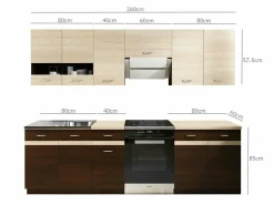 Modulkøkkensæt Eli Dark 113