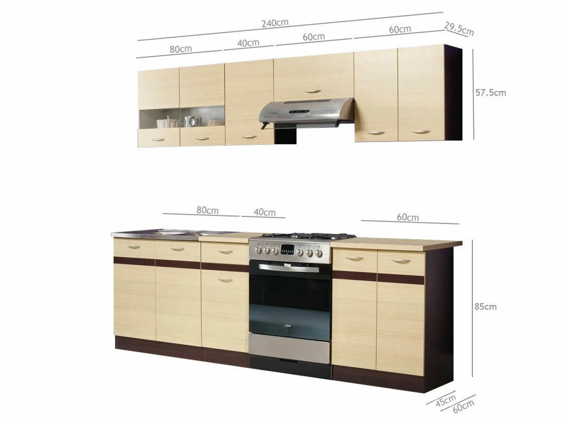 Modulkøkkensæt Eli Light 112