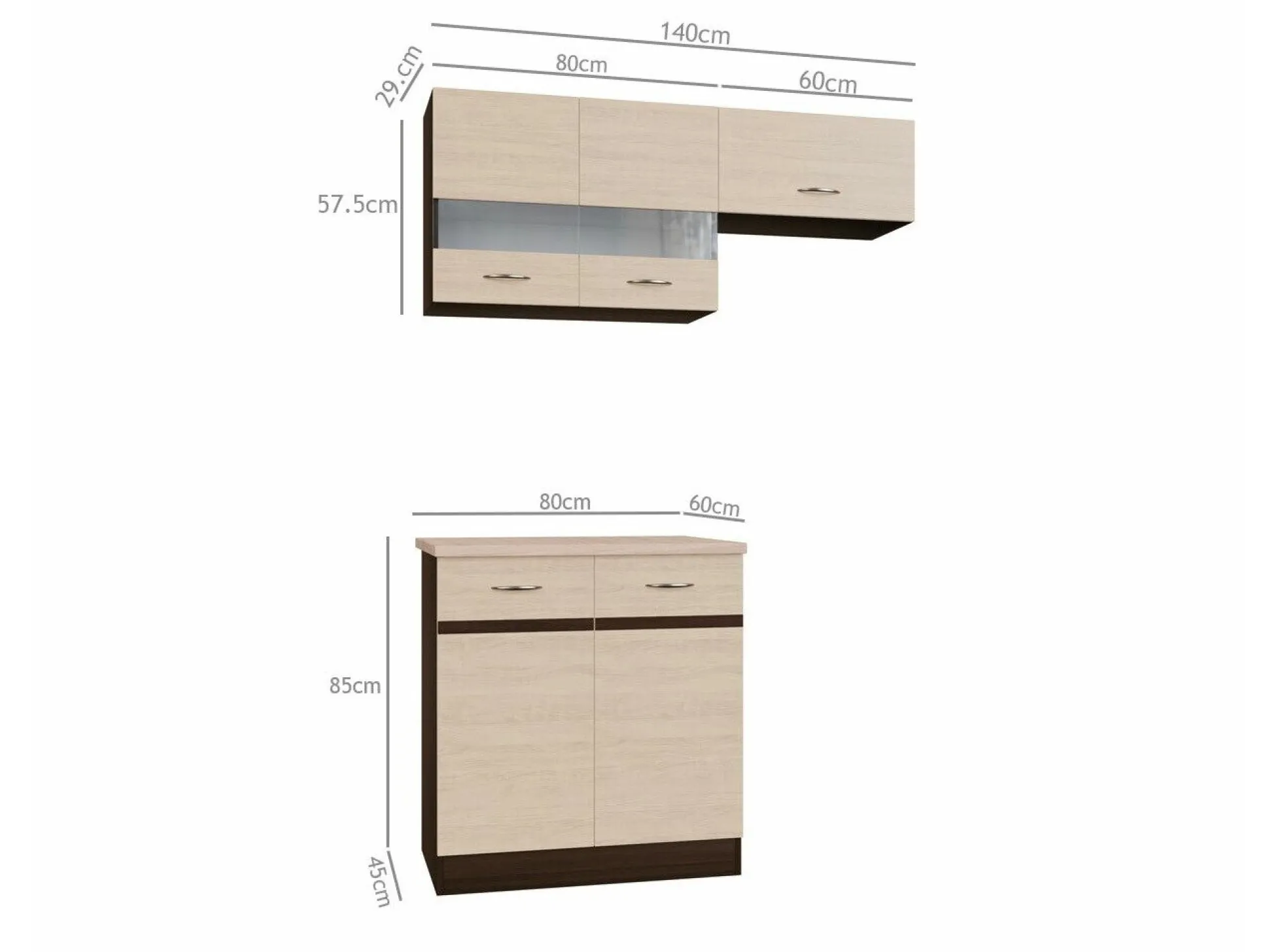 Modulkøkkensæt Eli Light 116