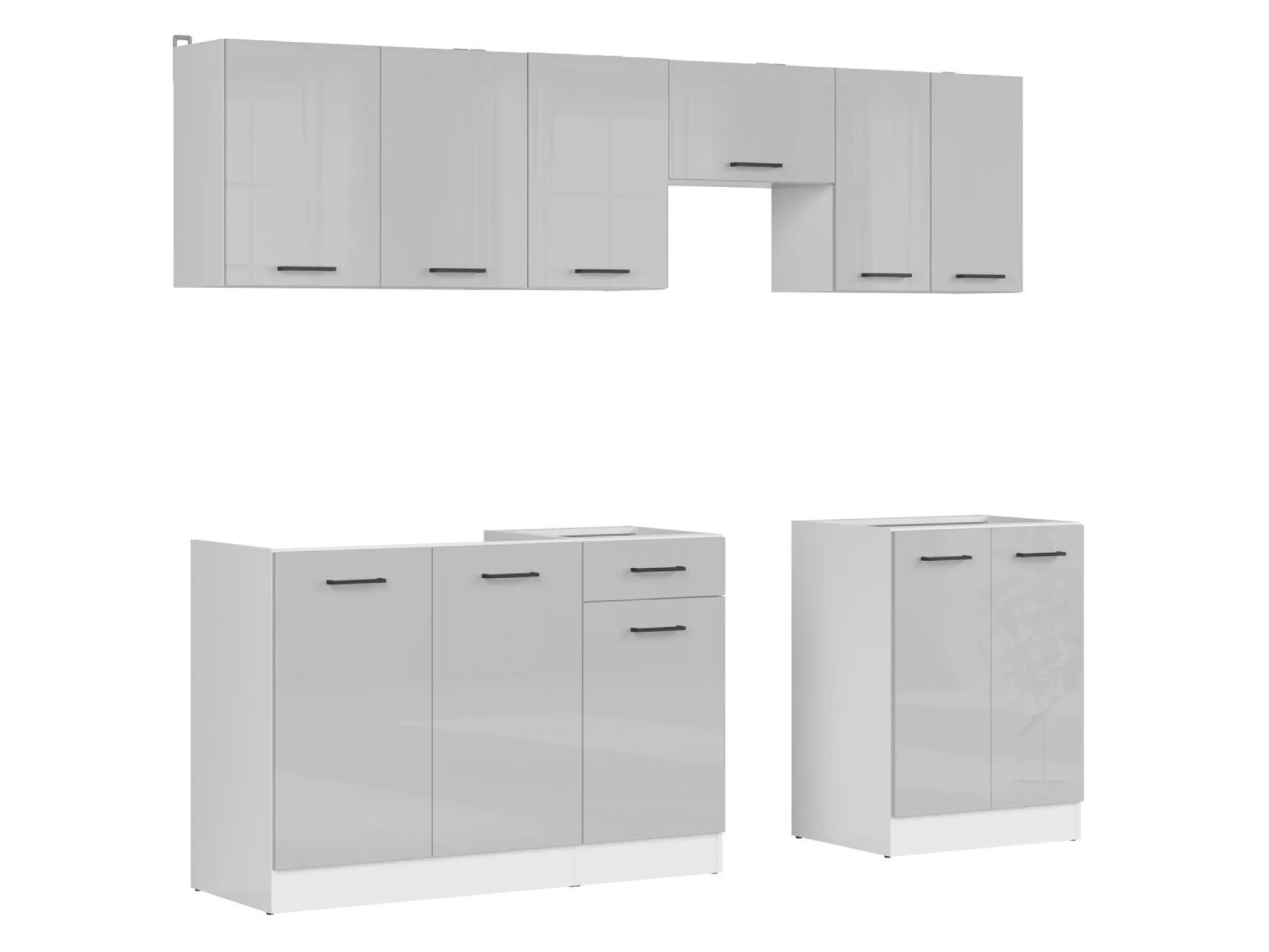Modulkøkkensæt Line Grey 119