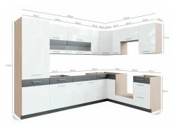 Modulkøkkensæt Mode White 130