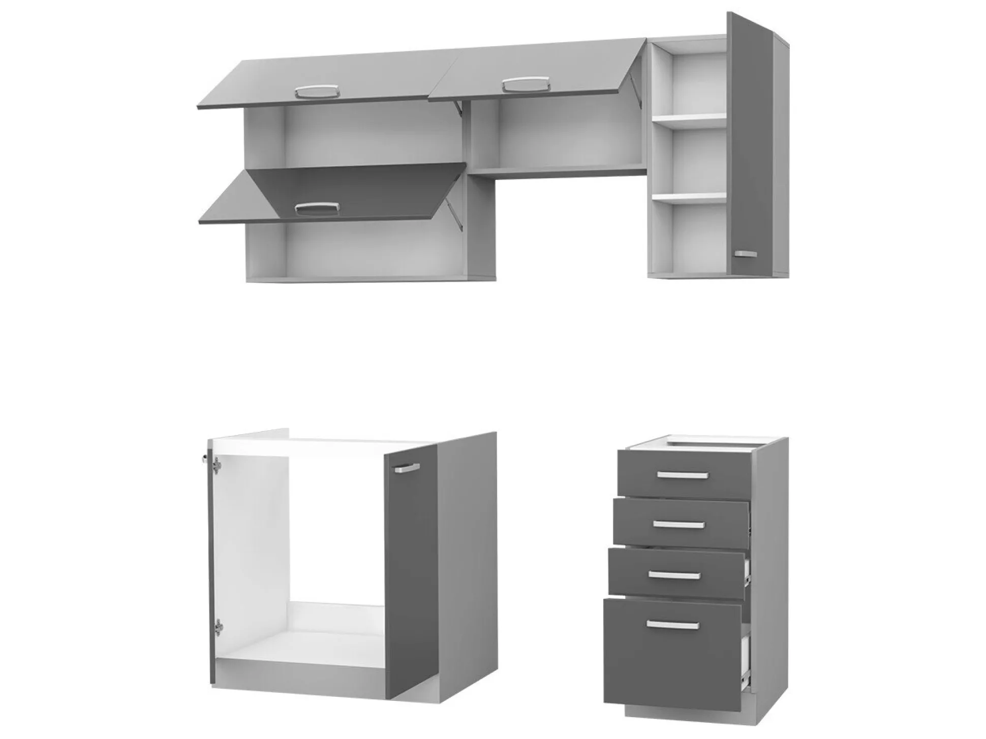 Modulkøkkensæt Multi Grey 125