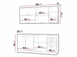 Modulkøkkensæt Multi White 124